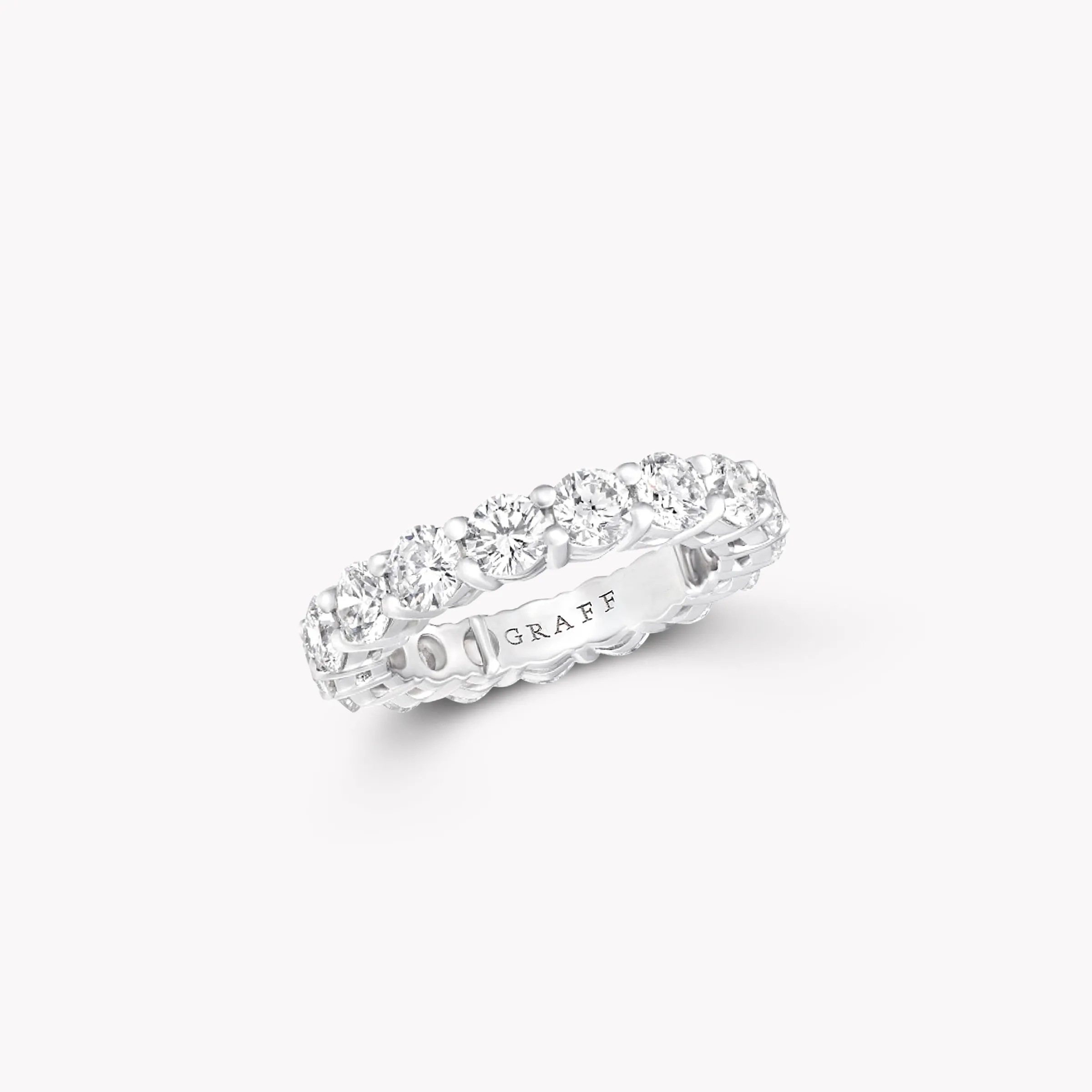 Graff Shared Claw Round Diamond Wedding Band^ Eternity Rings|For Her