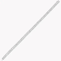 Graff Slim Emerald Cut Diamond Bracelet^ White Diamond|Classic Graff