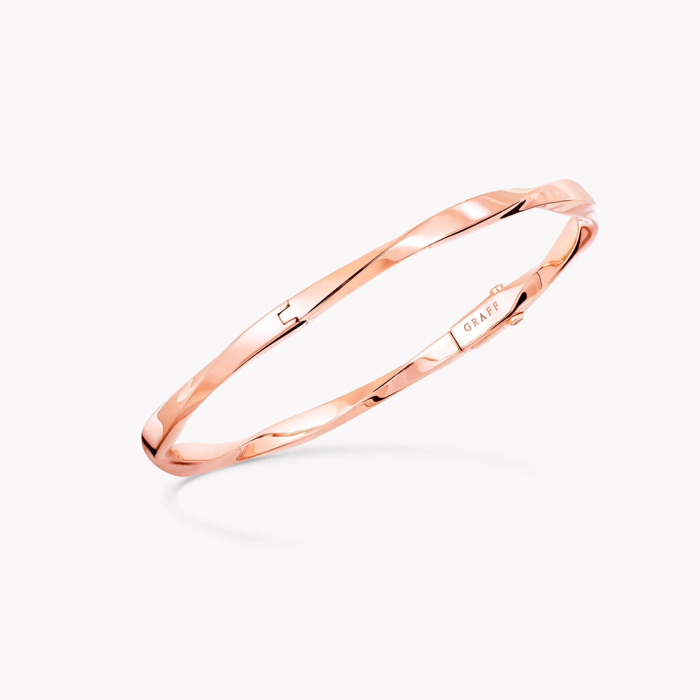 Graff Spiral Bangle^ Rose Gold|Spiral