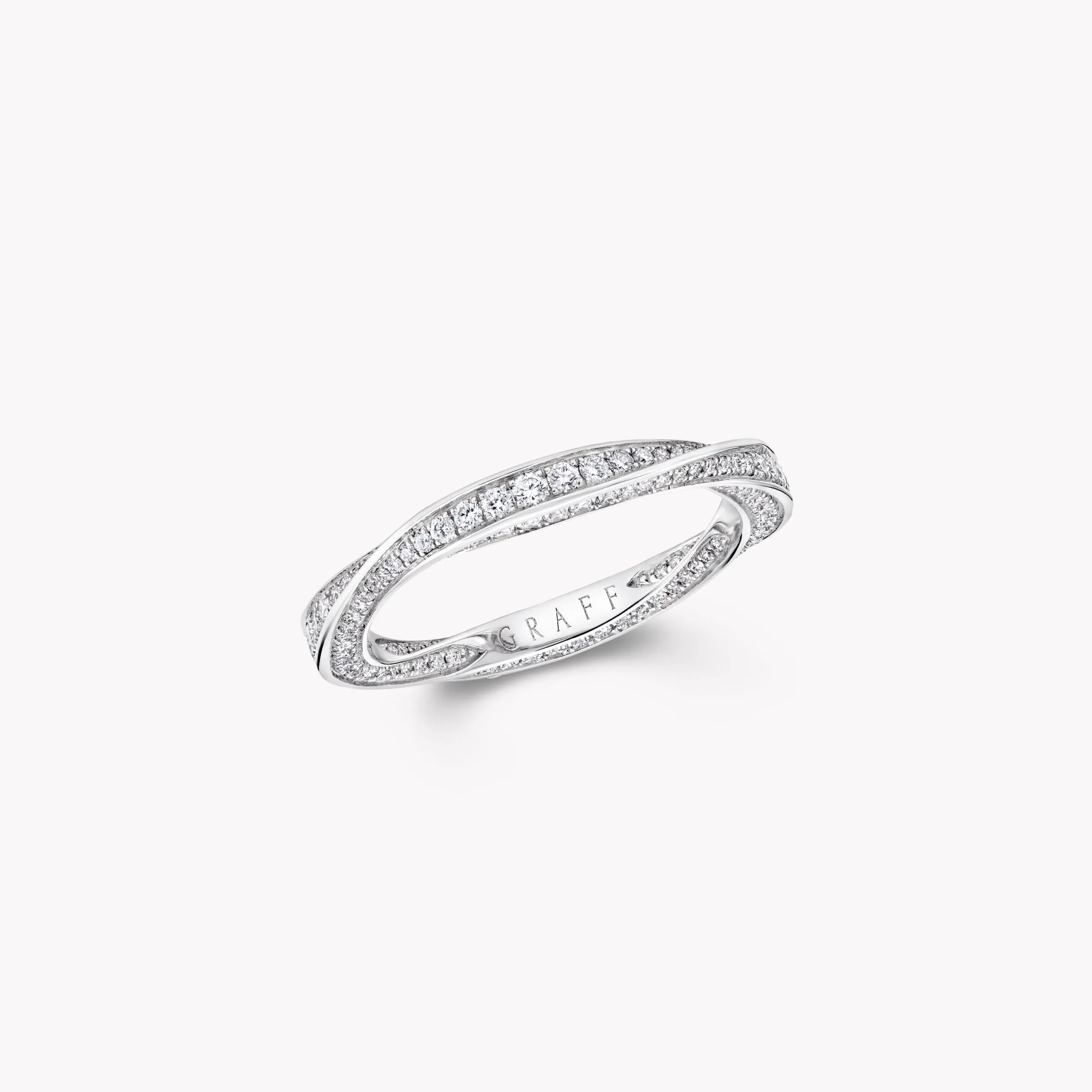 Graff Spiral Pavé Diamond Band^ Couples’ Rings