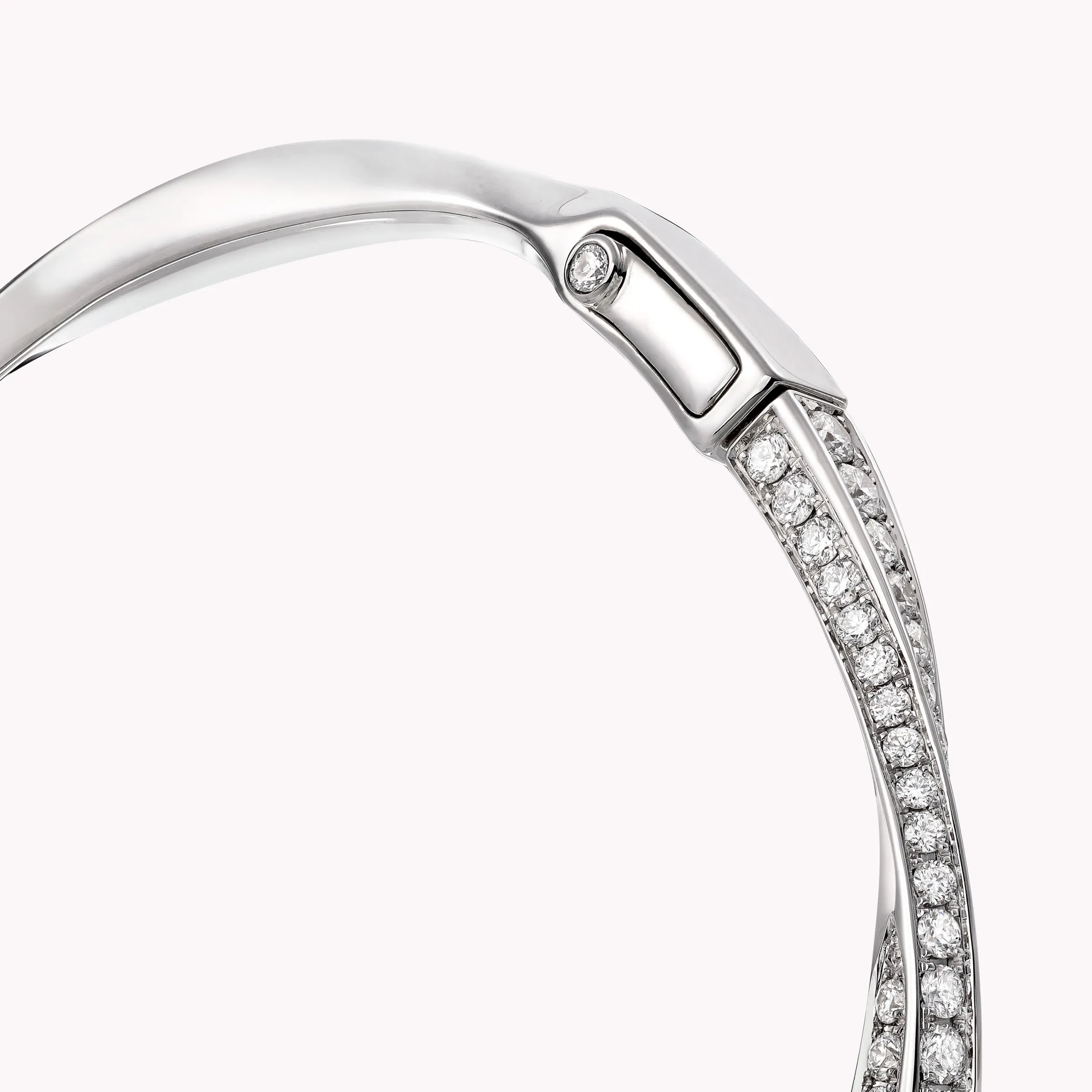 Graff Spiral Pavé Diamond Bangle^ Bridal Jewelry|White Gold