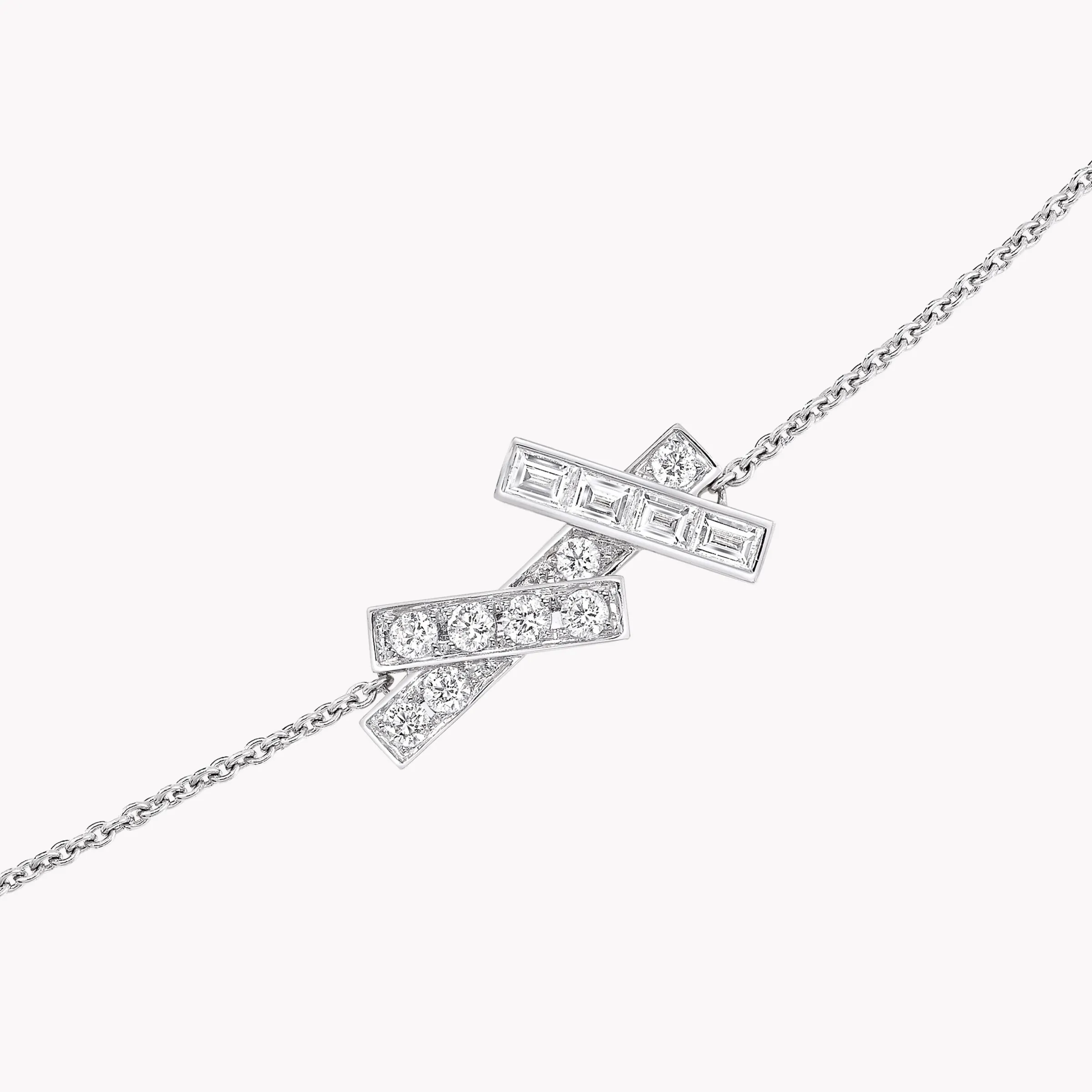 Graff Threads Diamond Mini Bracelet^ White Gold|Threads