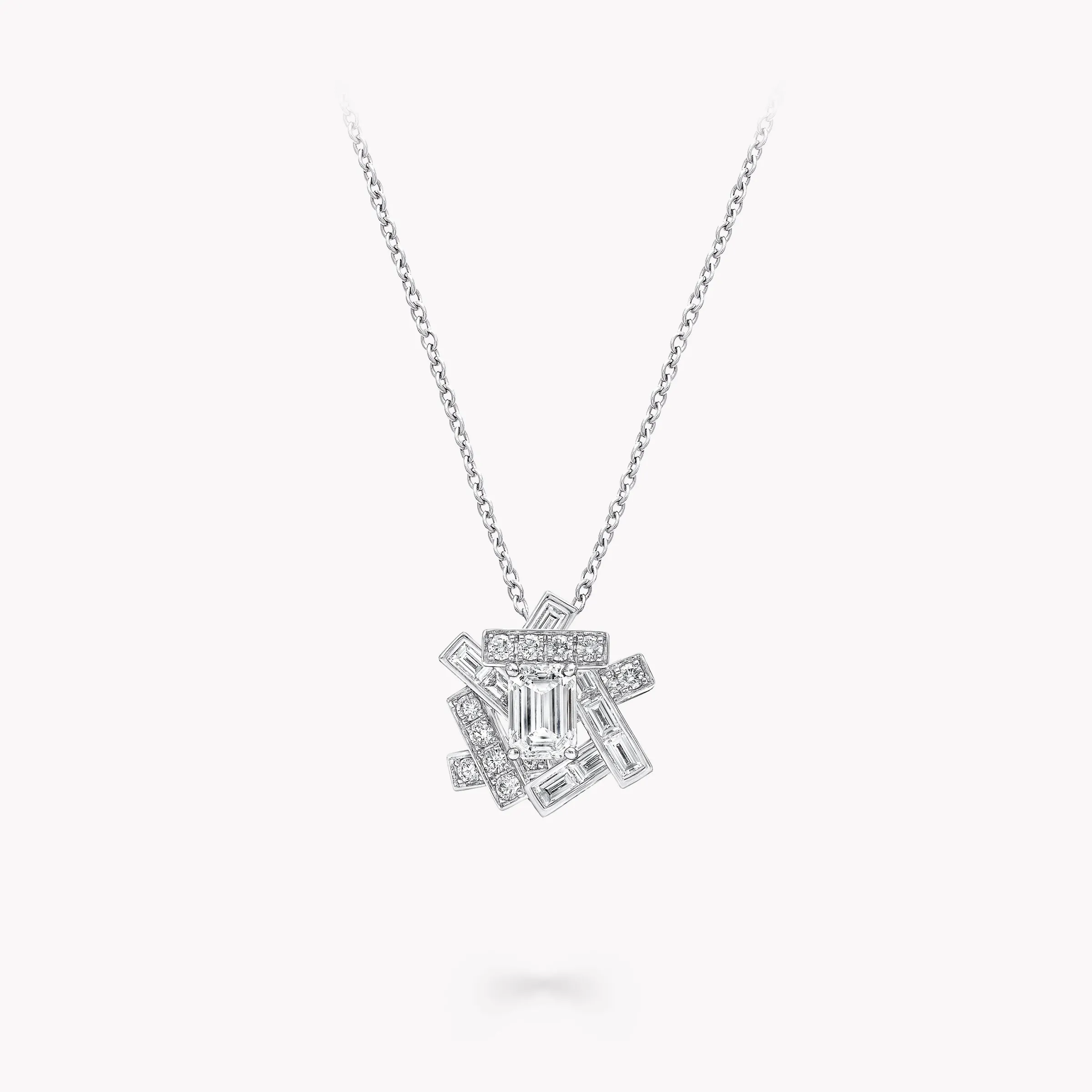Graff Threads Emerald Cut Diamond Pendant^ Threads|Necklaces & Pendants