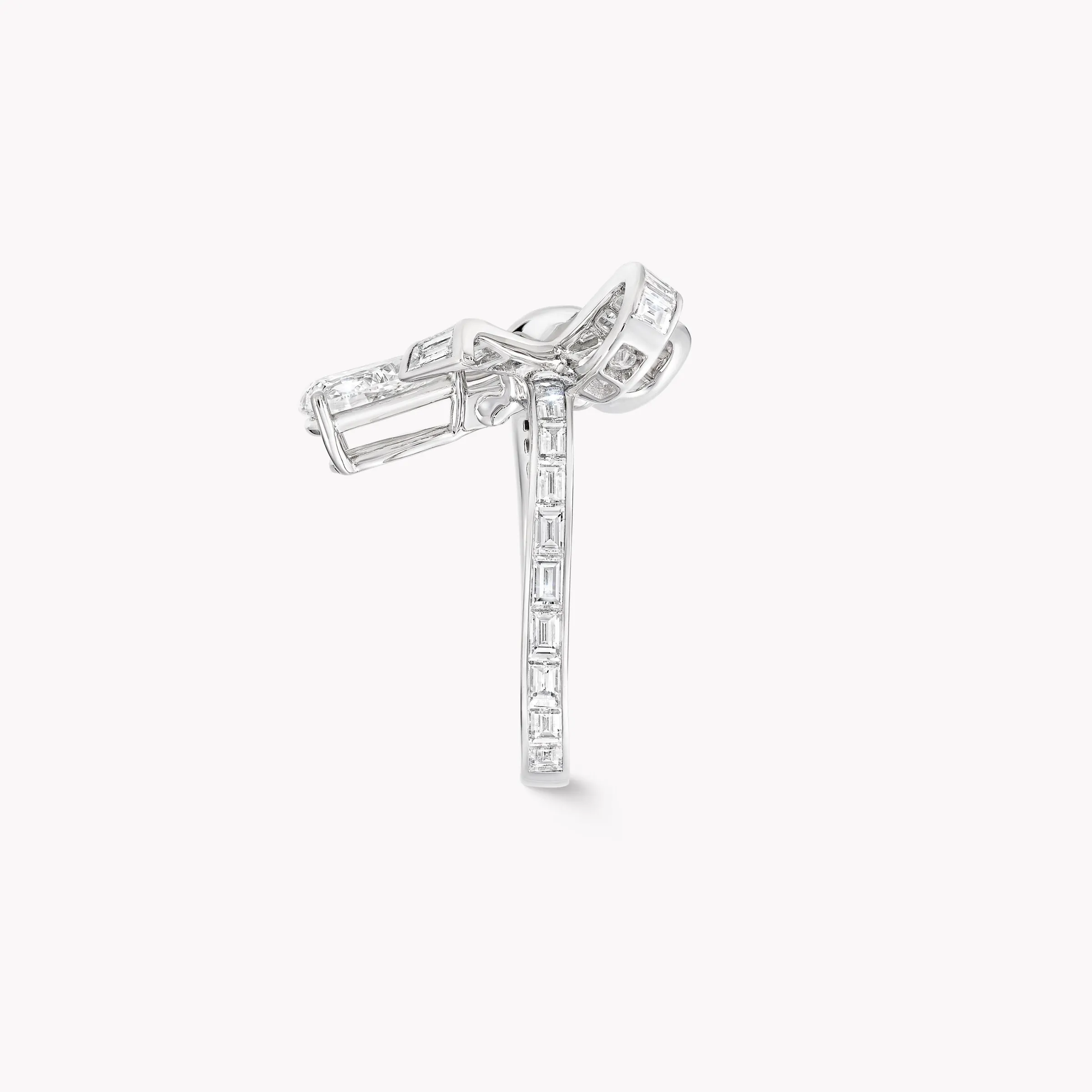 Graff Tilda's Bow Baguette Cut Diamond Drop Ring^ Tilda's Bow|Rings