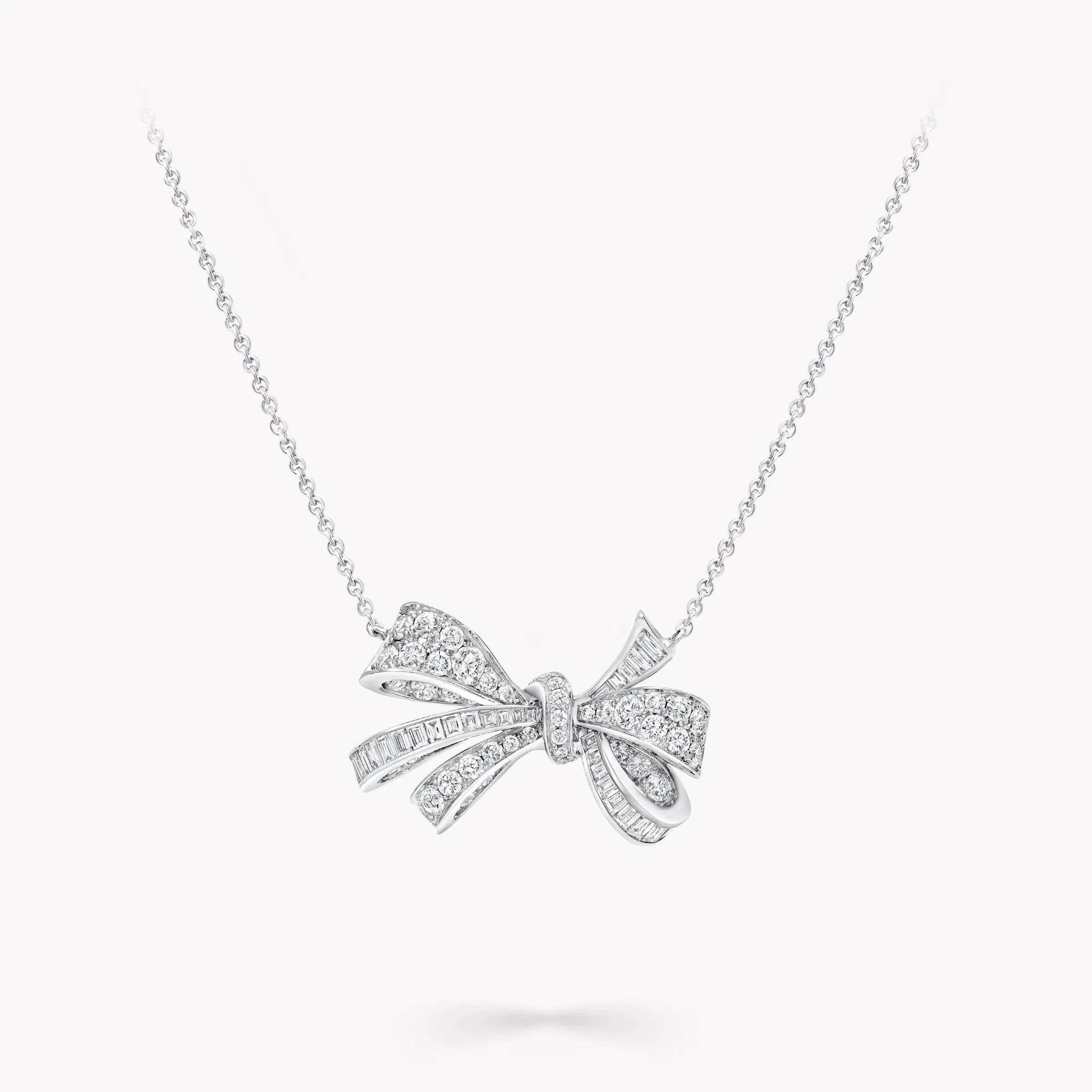 Graff Tilda’s Bow Classic Diamond Pendant^ White Gold|White Diamond