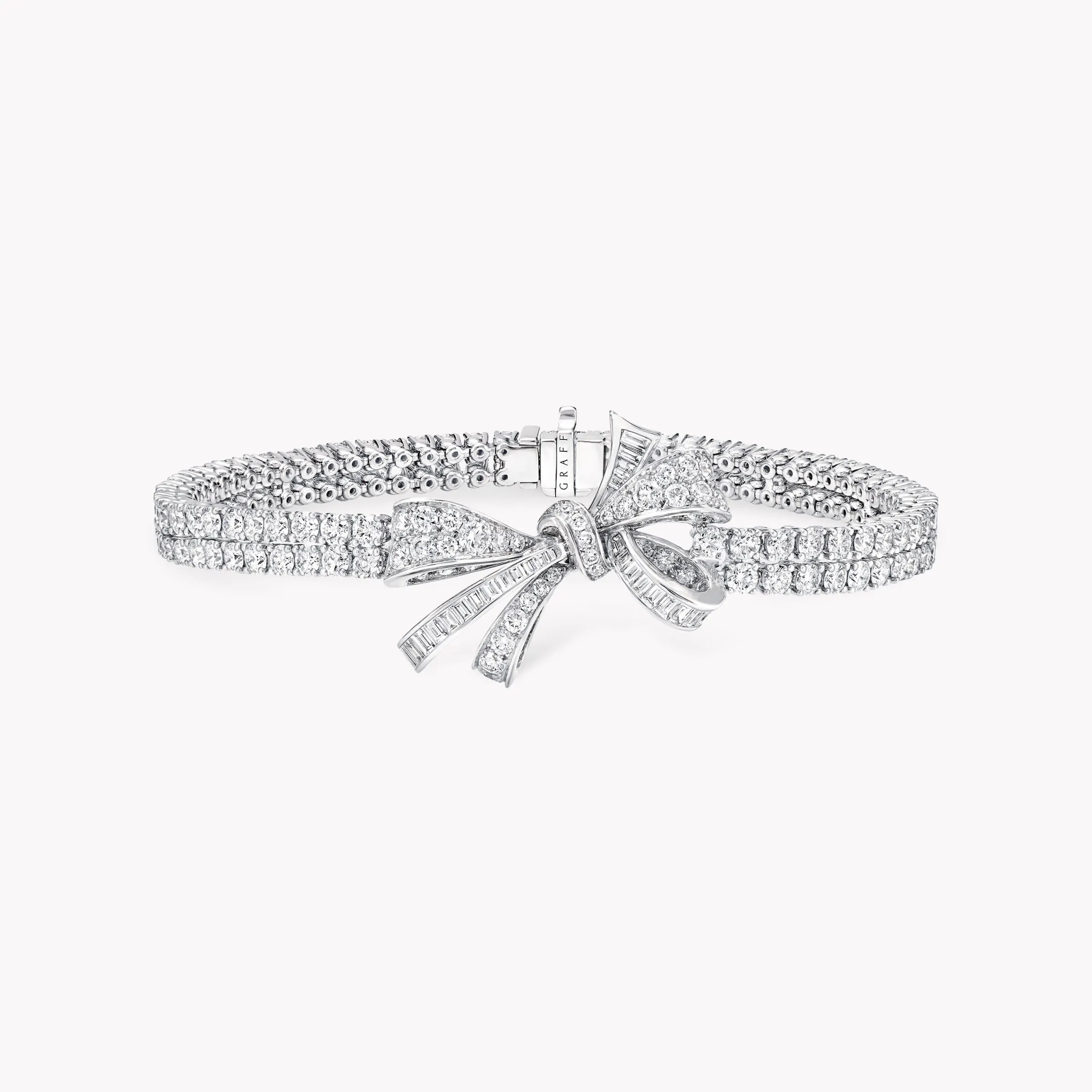 Graff Tilda’s Bow Classic Diamond Double Strand Bracelet^ Bridal Jewelry|White Diamond