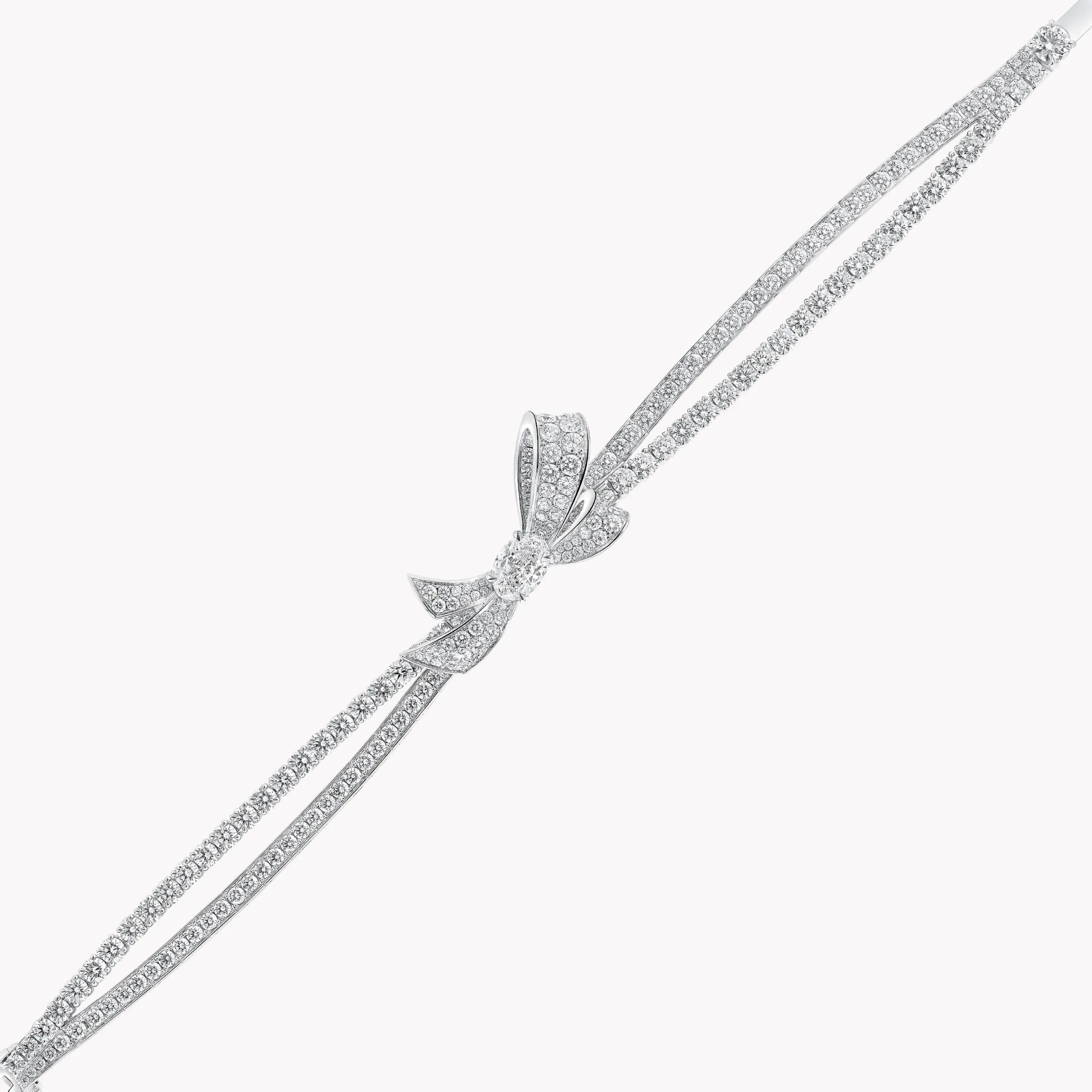Graff Tilda's Bow Diamond Bracelet^ White Gold|White Diamond