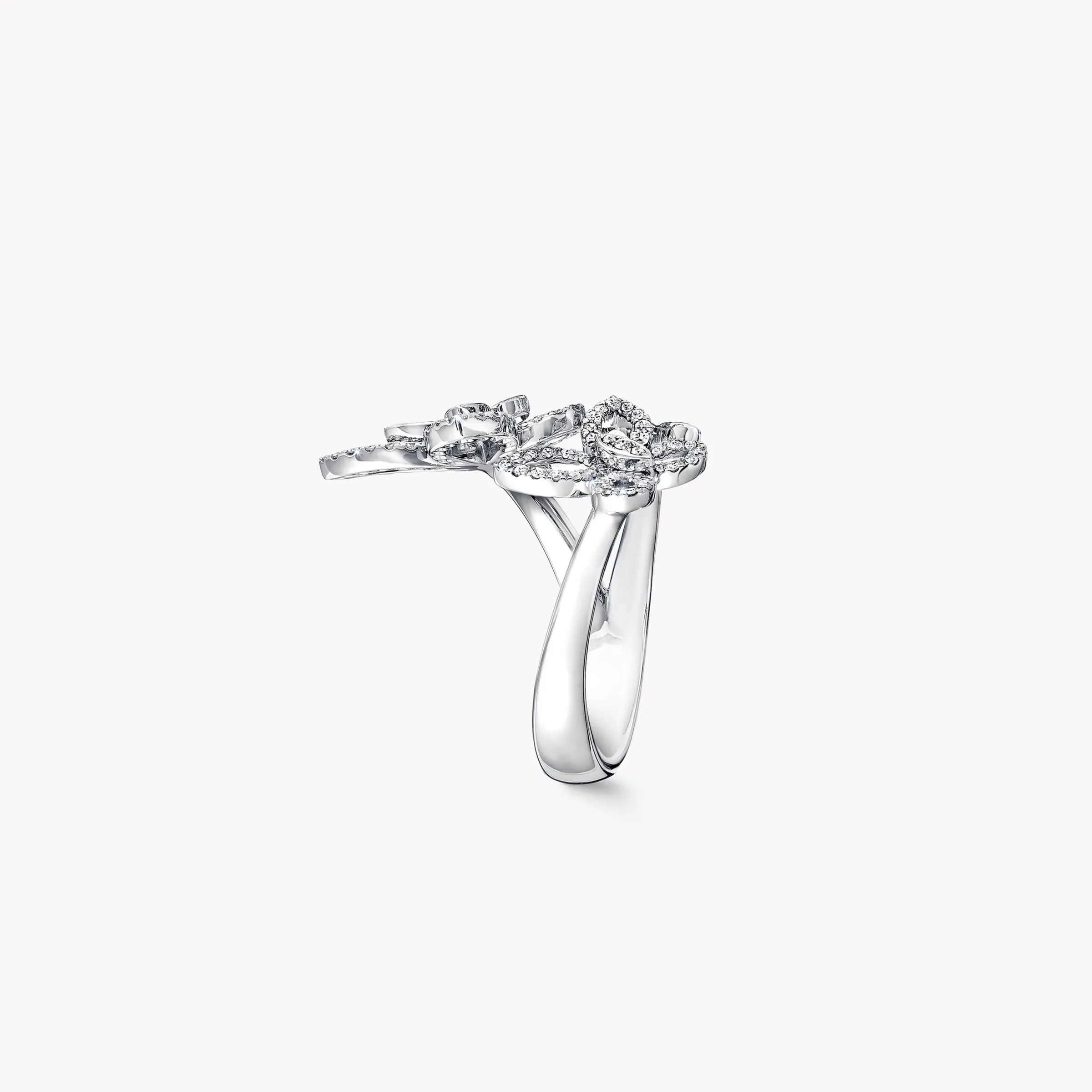 Graff Triple Butterfly Silhouette Diamond Ring^ Butterfly|Rings