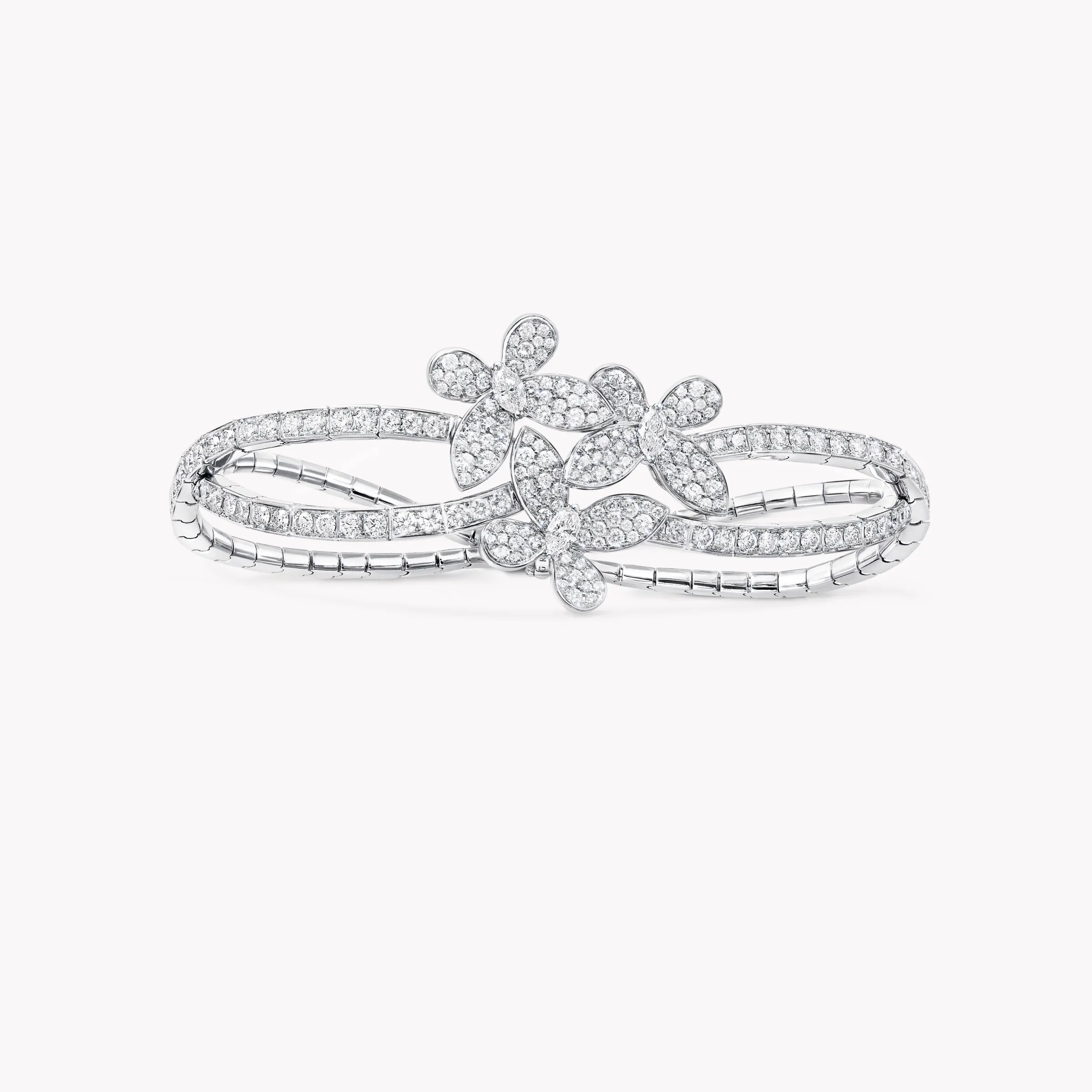 Graff Triple Pavé Butterfly Diamond Bracelet^ Butterfly|Bracelets & Bangles