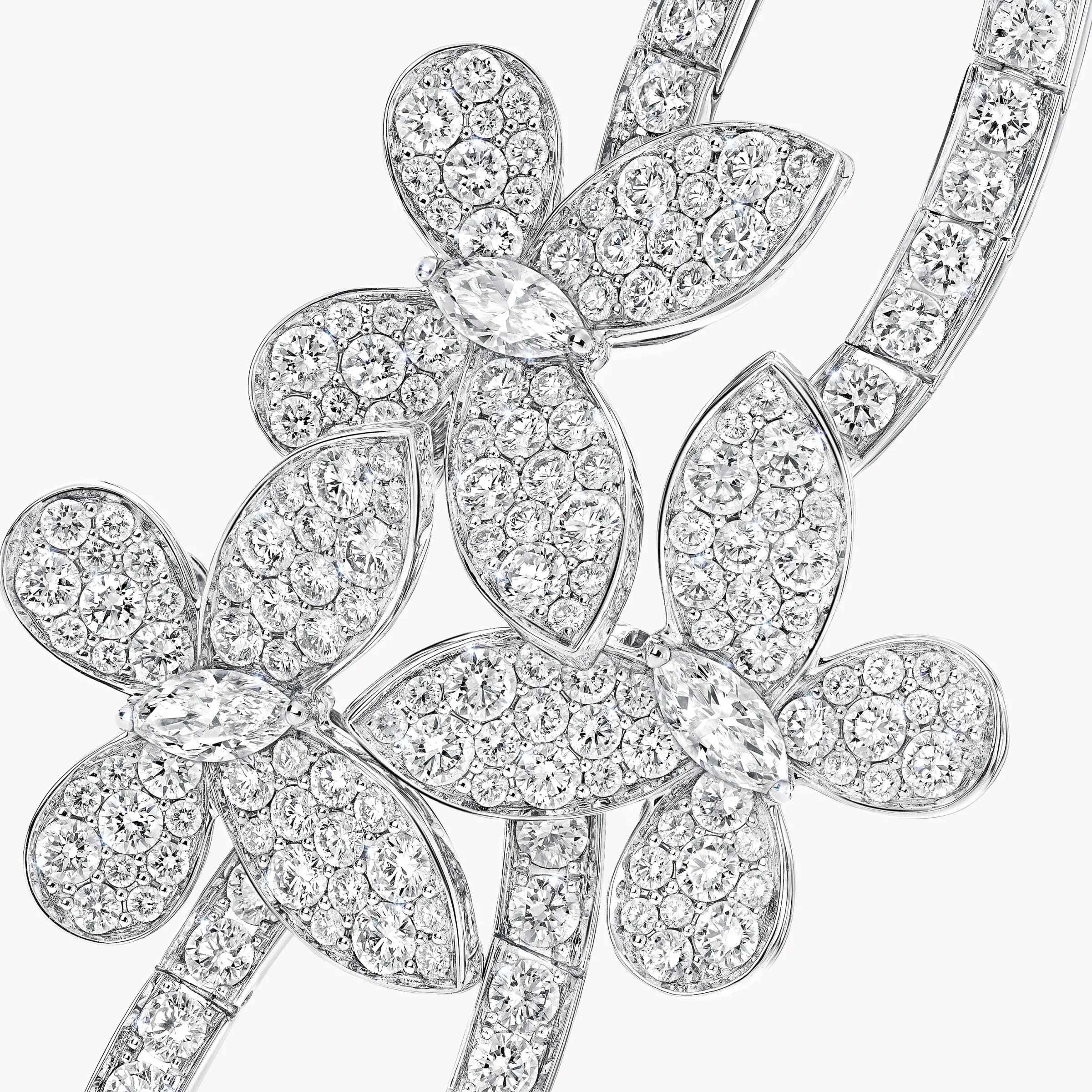 Graff Triple Pavé Butterfly Diamond Bracelet^ Butterfly|Bracelets & Bangles