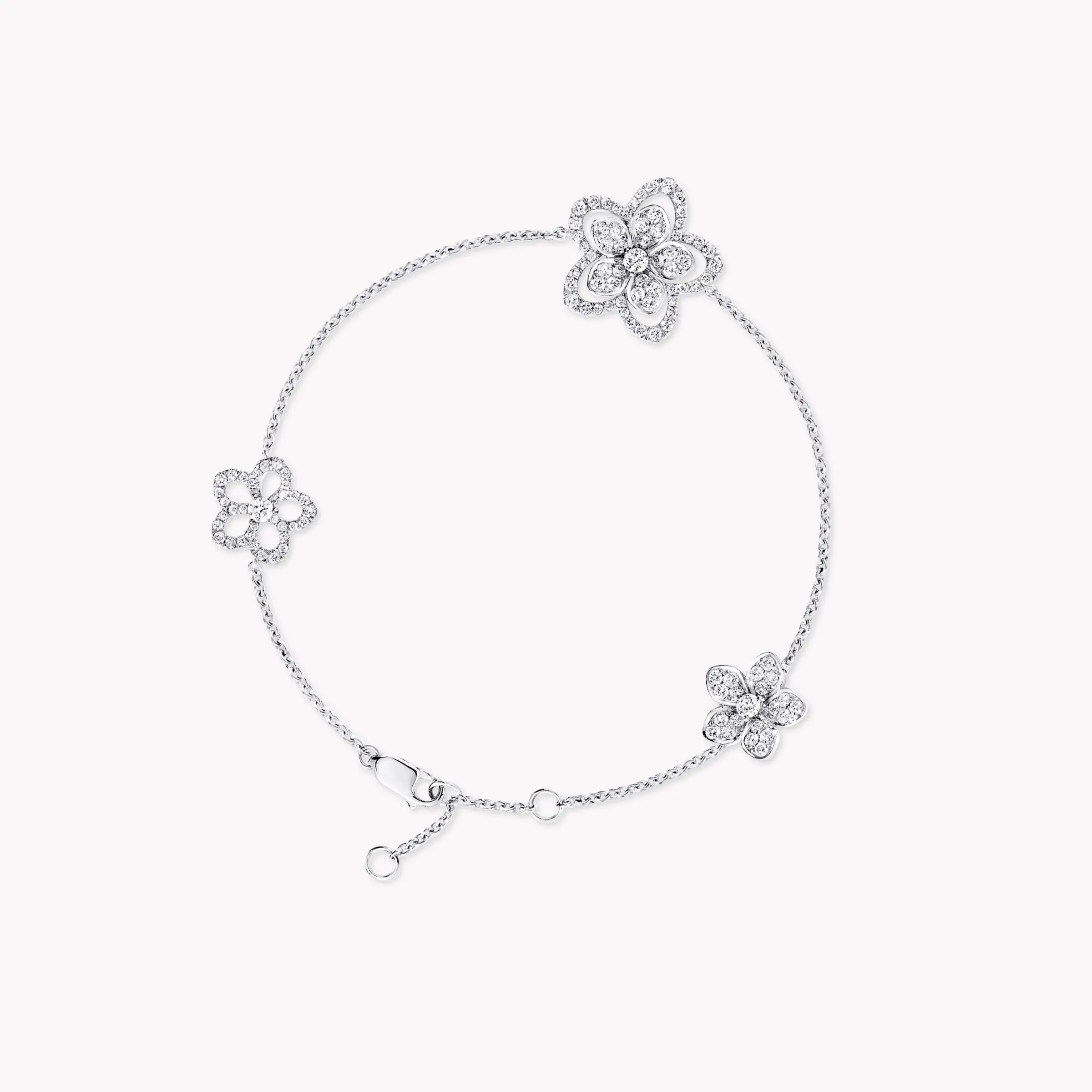Graff Wild Flower Diamond Bracelet^ White Gold|Wild Flower