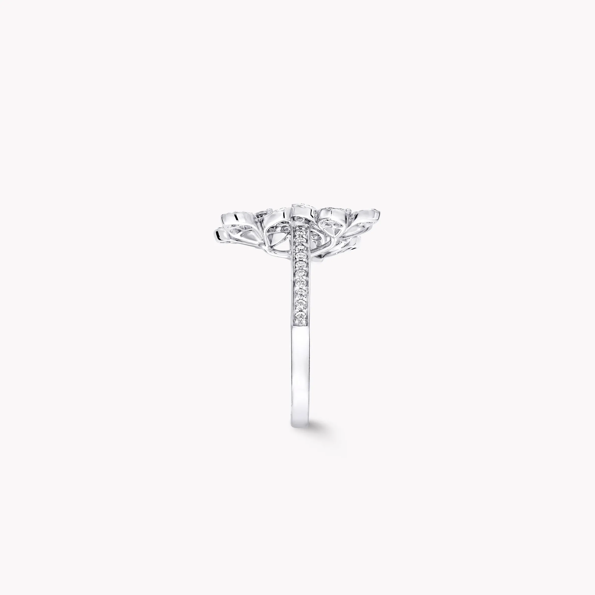 Graff Wild Flower Diamond Cluster Ring^ White Gold|Wild Flower