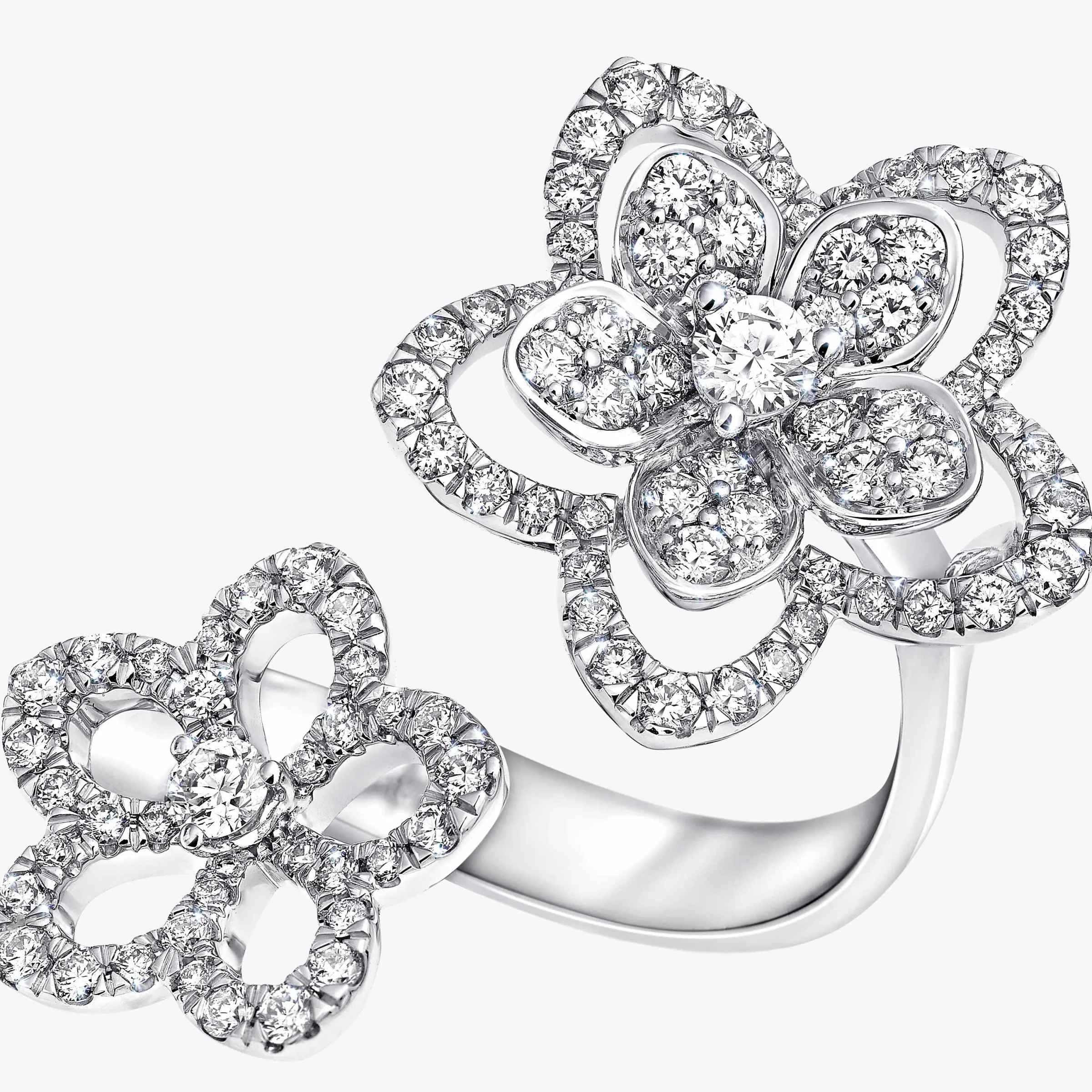 Graff Wild Flower Double Diamond Ring^ Wild Flower|Rings
