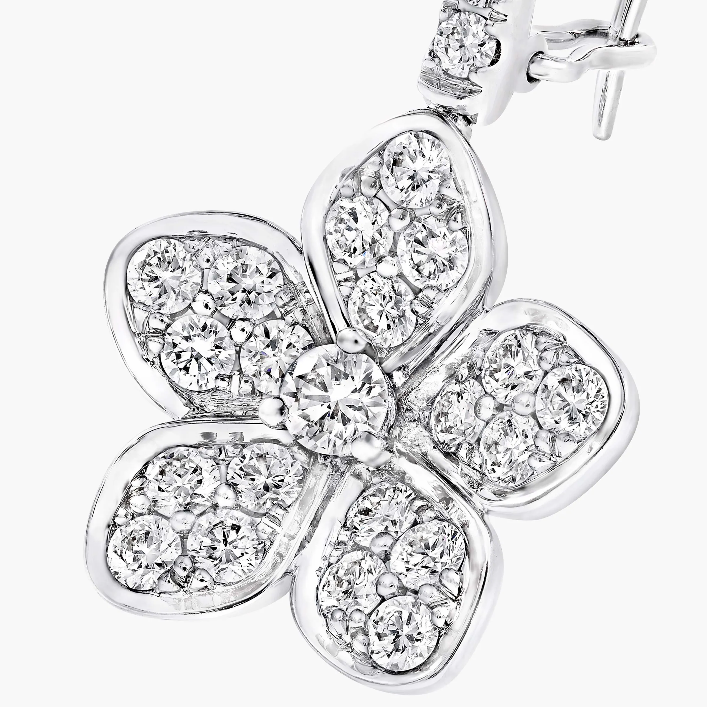 Graff Wild Flower Pavé Diamond Earrings^ Wild Flower|Earrings