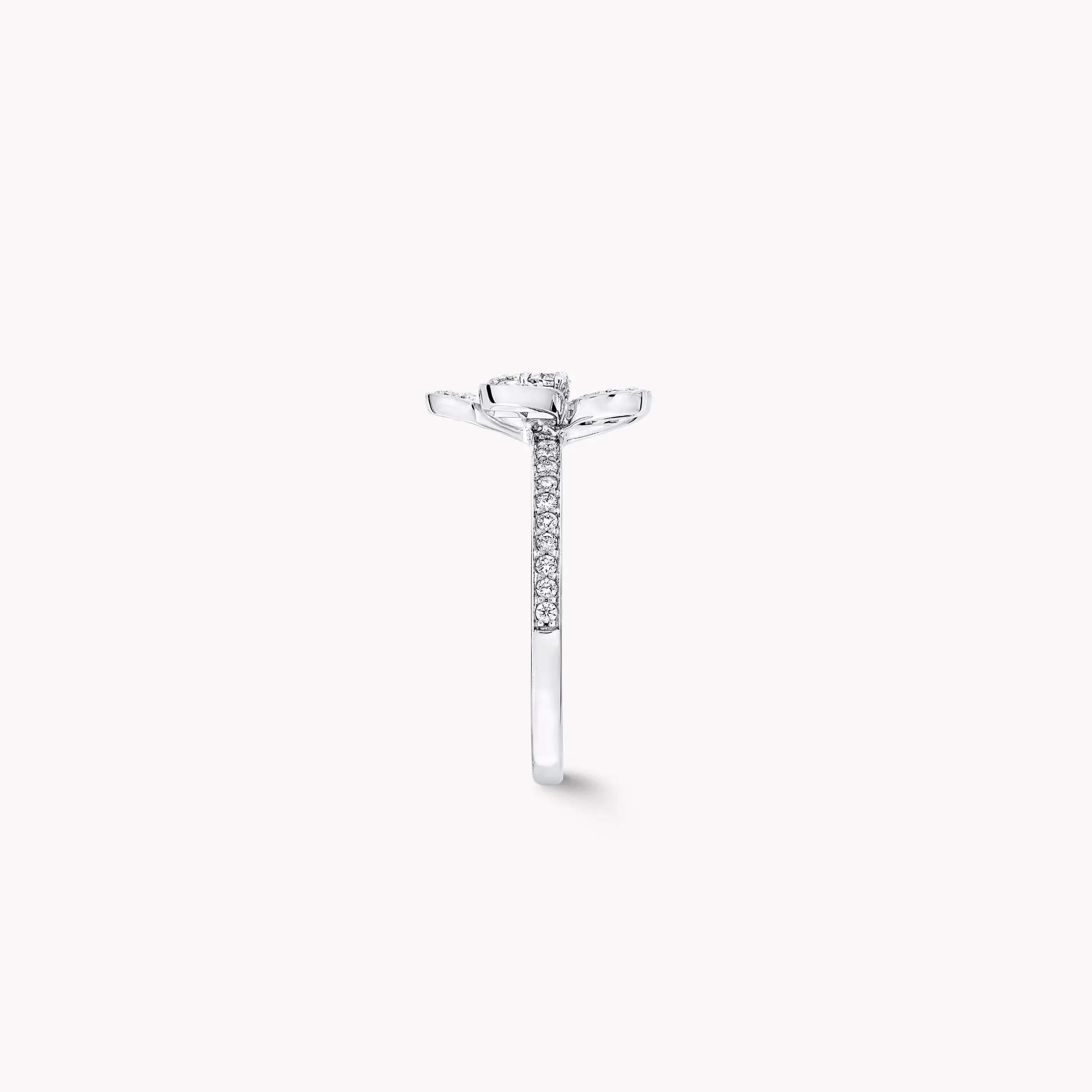 Graff Wild Flower Pavé Diamond Ring^ White Gold|Wild Flower