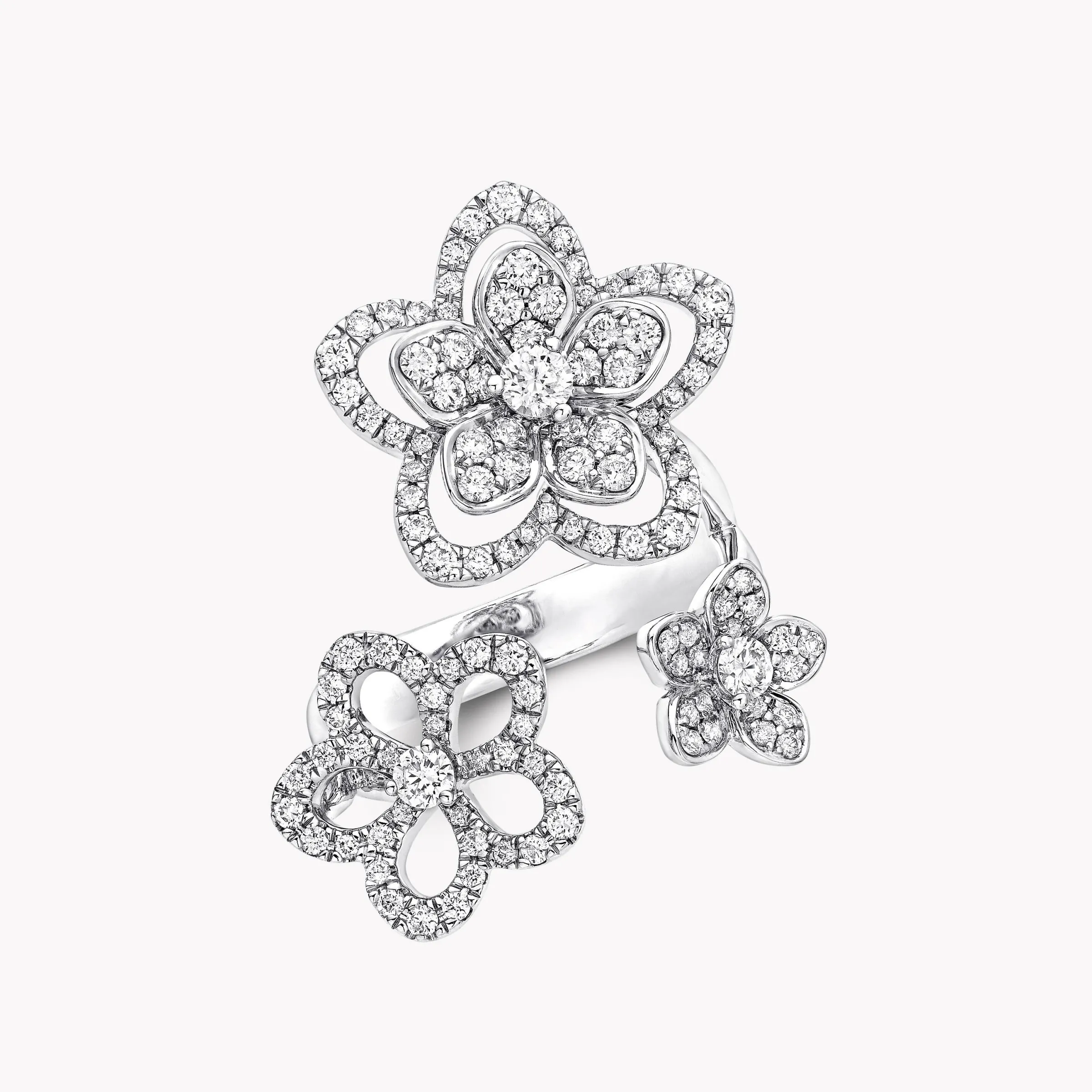 Graff Wild Flower Triple Diamond Ring^ Wild Flower|Rings